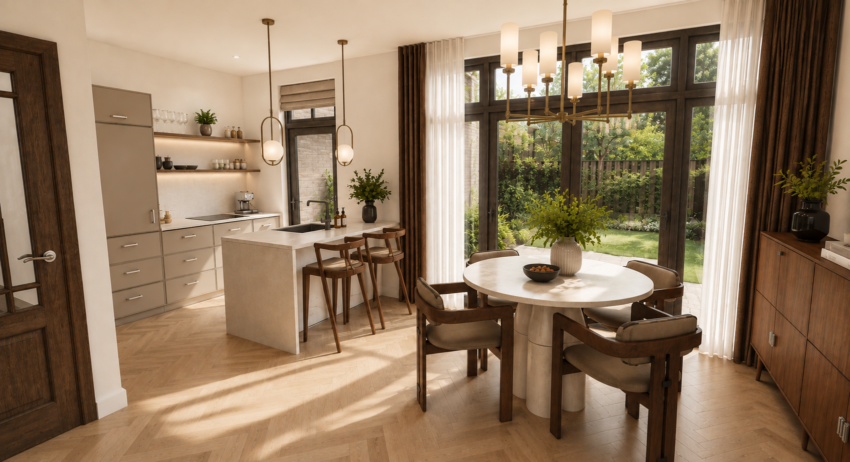 Van een donkere, verouderde woning naar een lichte en sfeervolle leefruimte. – foto 2