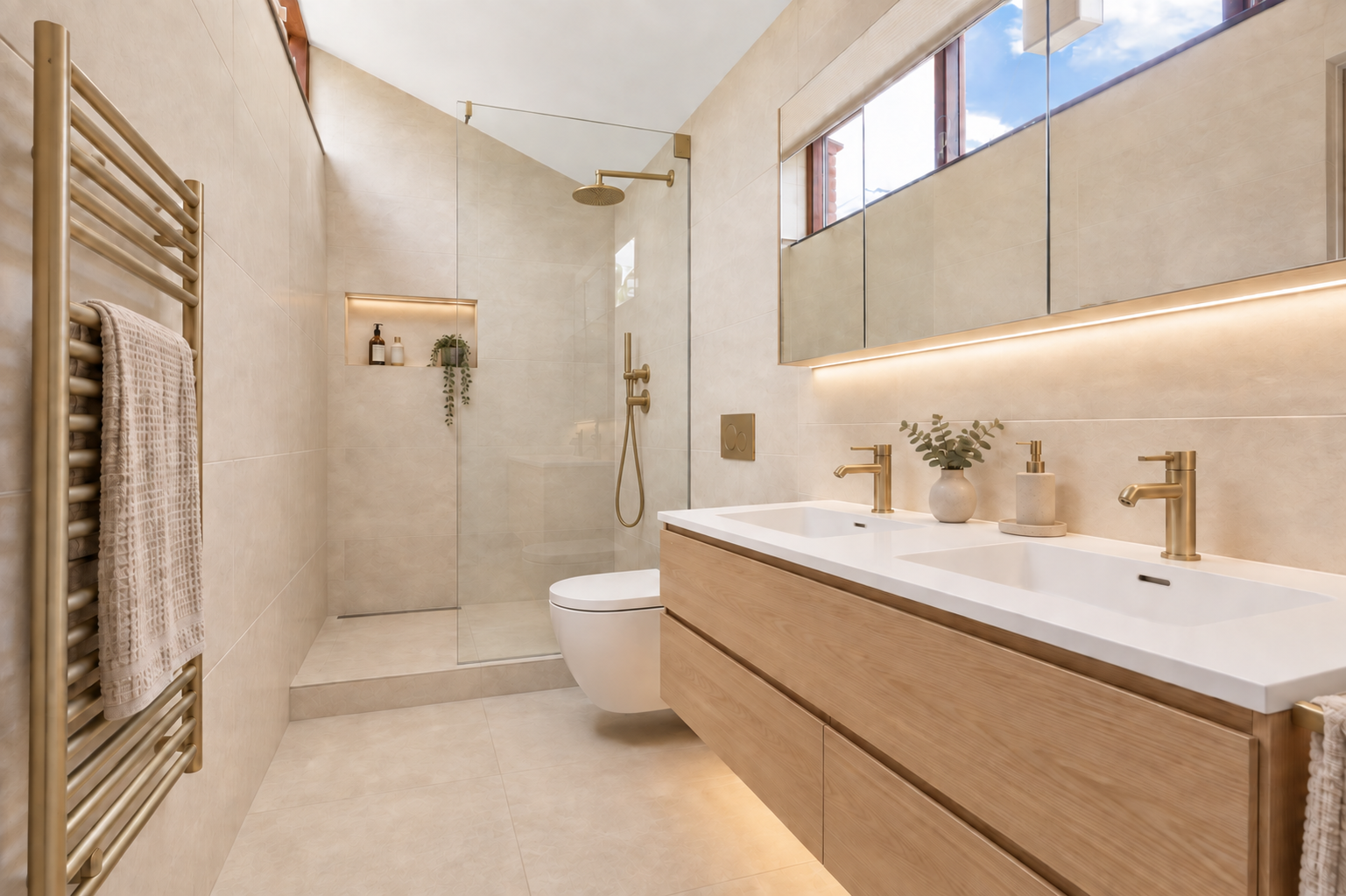 Nieuwe badkamer