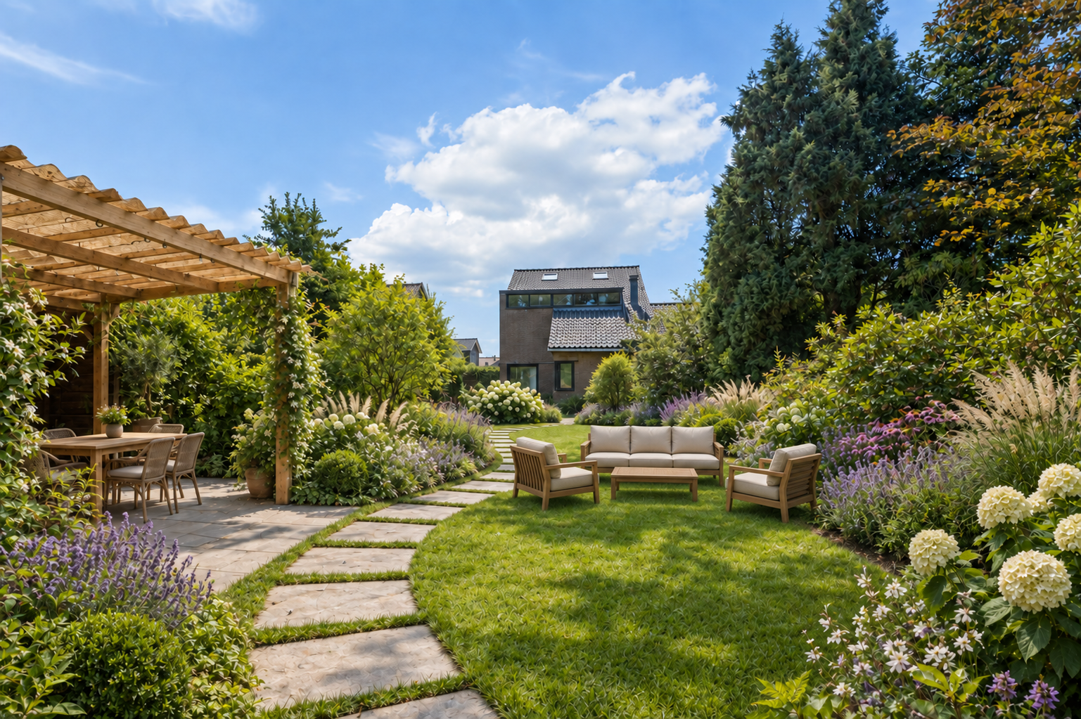 Toekomstbeeld van de tuin